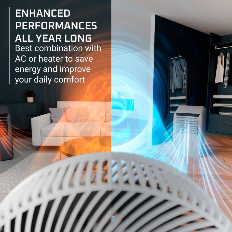 Turbo Swift Silence QV5040 statiefventilator