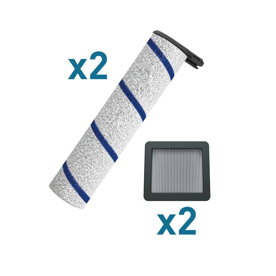 Accessoirekit ZR337A01: filter + rolborstel X-Clean 7