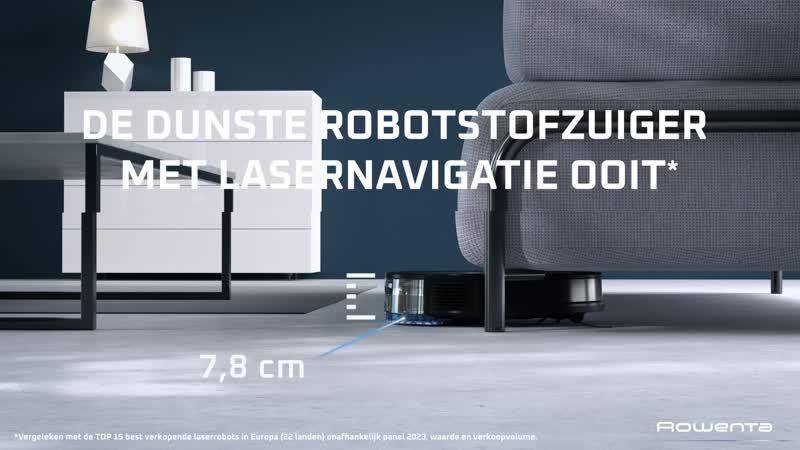 Rowenta RR8L85 X-Plorer Serie 65 robotstofzuiger, lasertechnologie, systematische reiniging, ultradun ontwerp