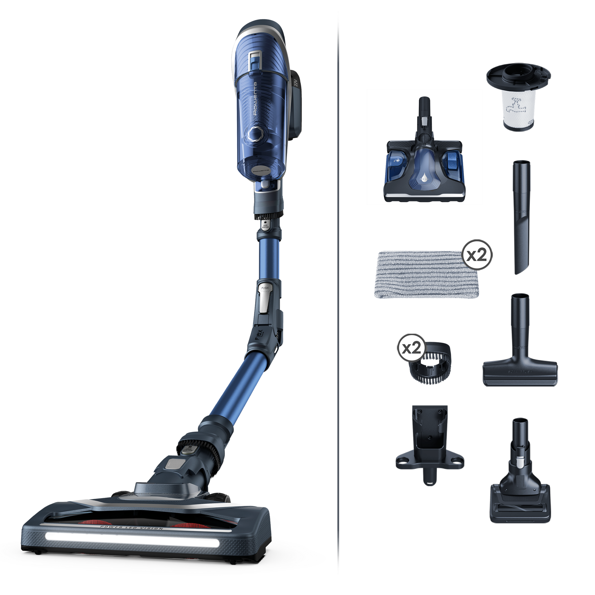 X-Force Flex 8.60 Aqua RH9690 Steelstofzuiger