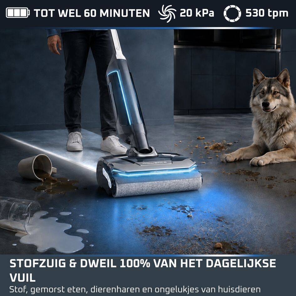 X-Clean Vision Pro GZ7136 2-in-1 vloerreiniger -  stofzuig & dweil tegelijk
