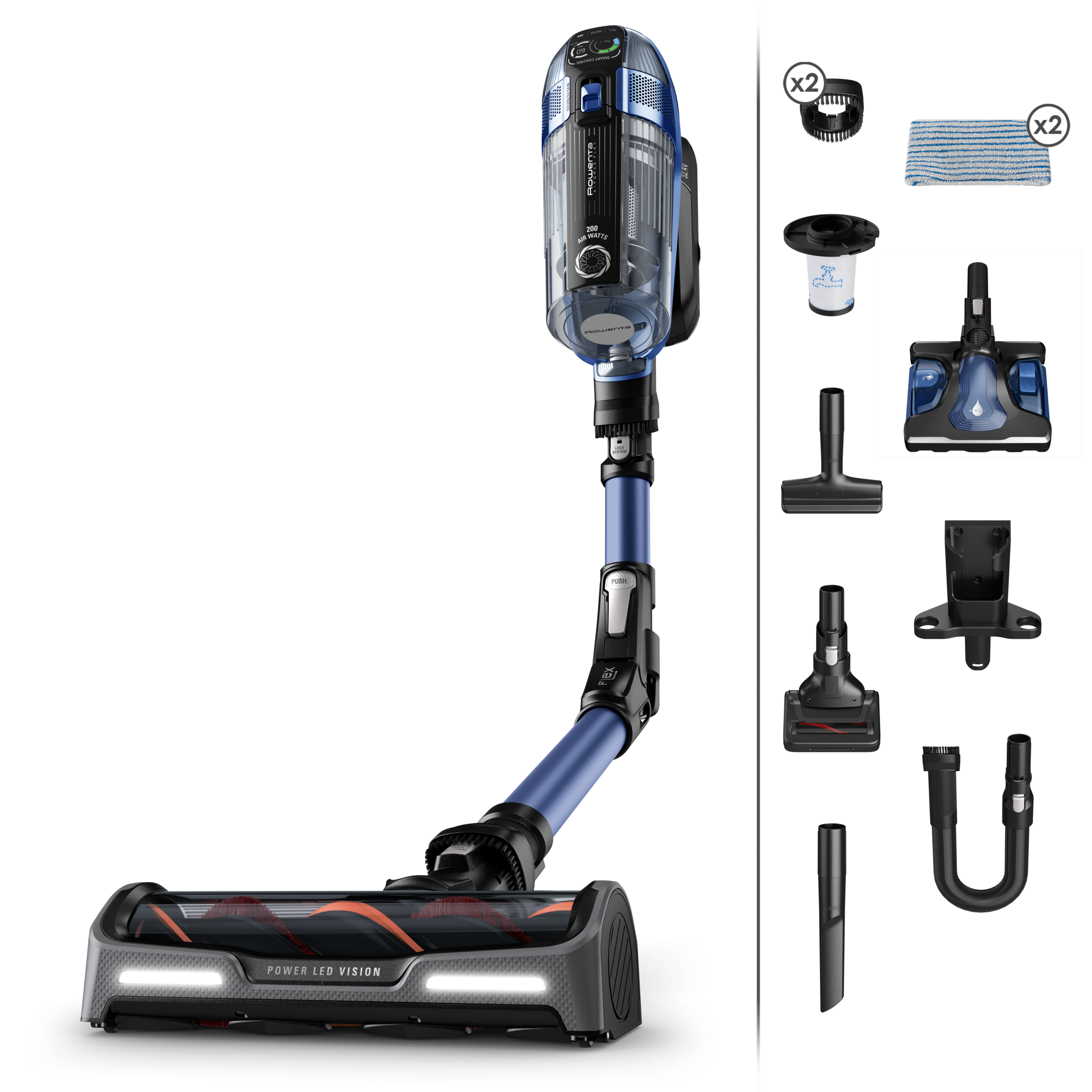 X-Force Flex Aqua 14.60 RH99C0 Steelstofzuiger