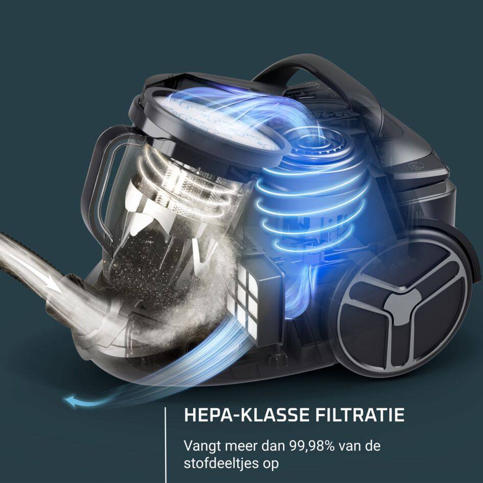 Silence Force Effitech RO7936 Stofzuiger zonder zak