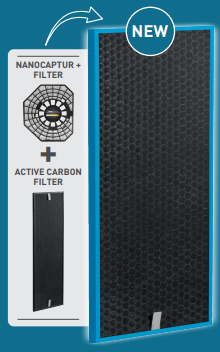 FILTER CARBON CAPTUR BOOST XD7160E0 voor Intense Pure Air
