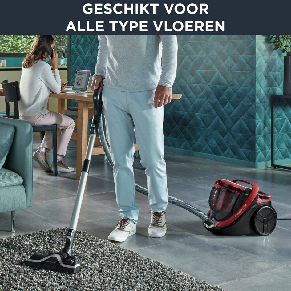 Silence Force Cyclonic RO7260 Stofzuiger zonder zak