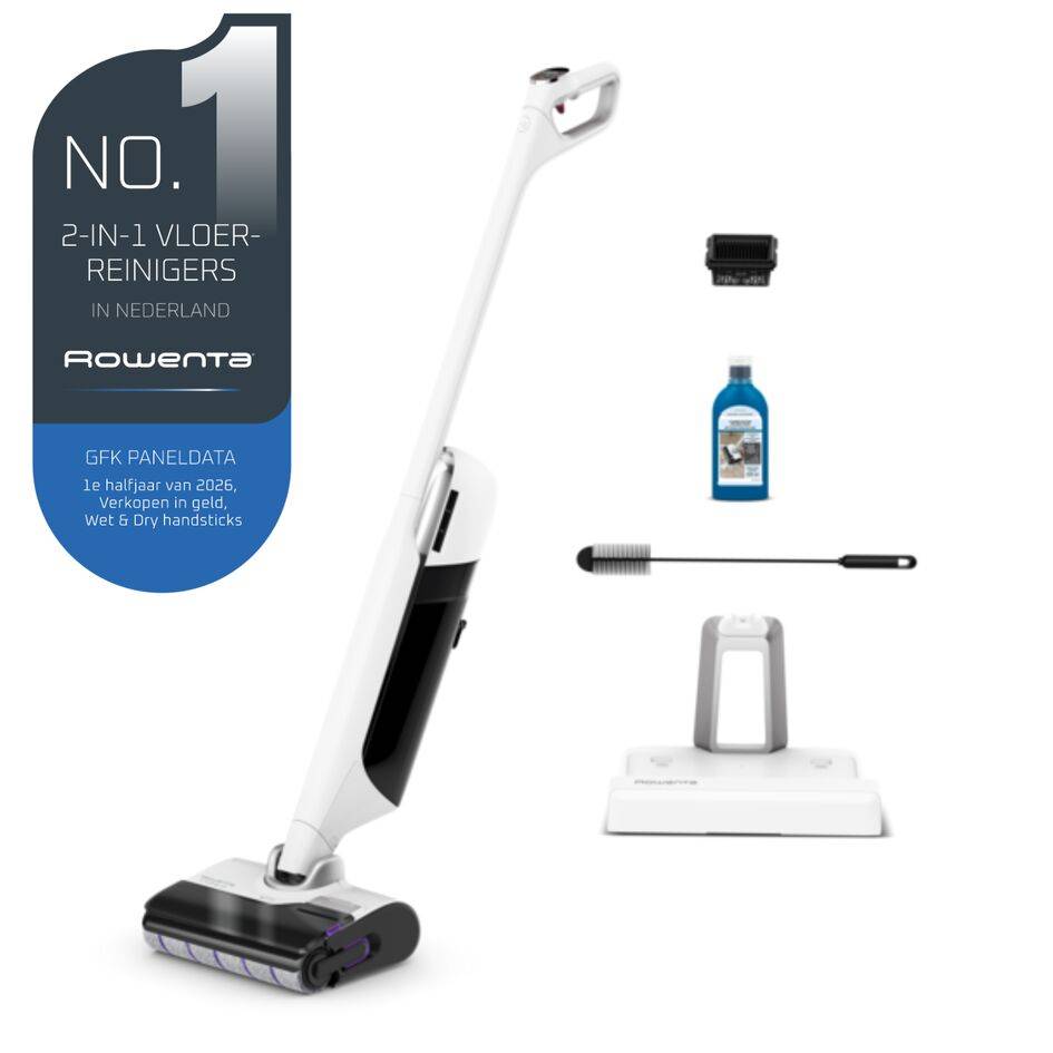 X-Clean 12 GZ7257 2-in-1 vloerreiniger - stofzuig & dweil tegelijk