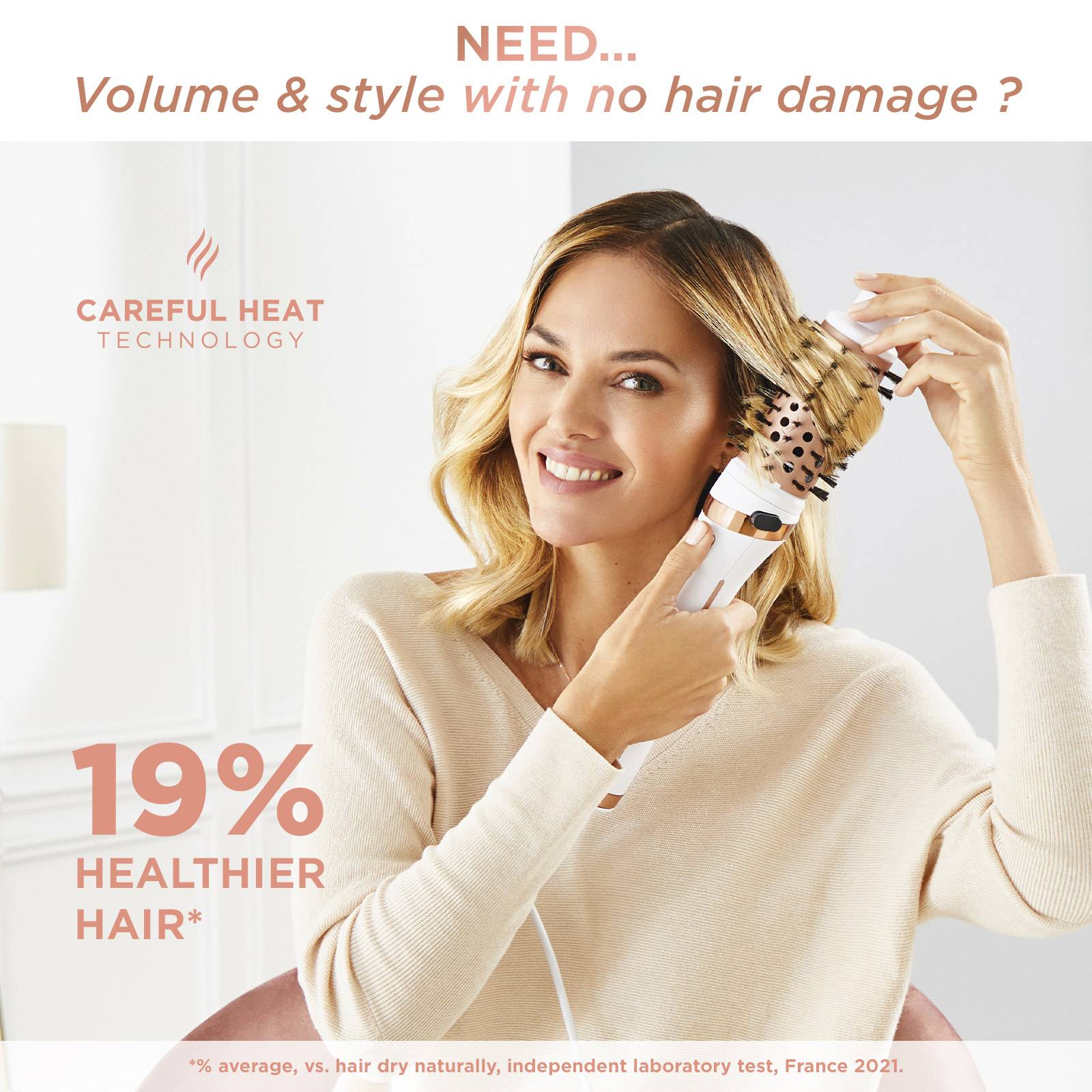 Brush Activ' Ultimate Care CF9720 Roterende Krulborstel