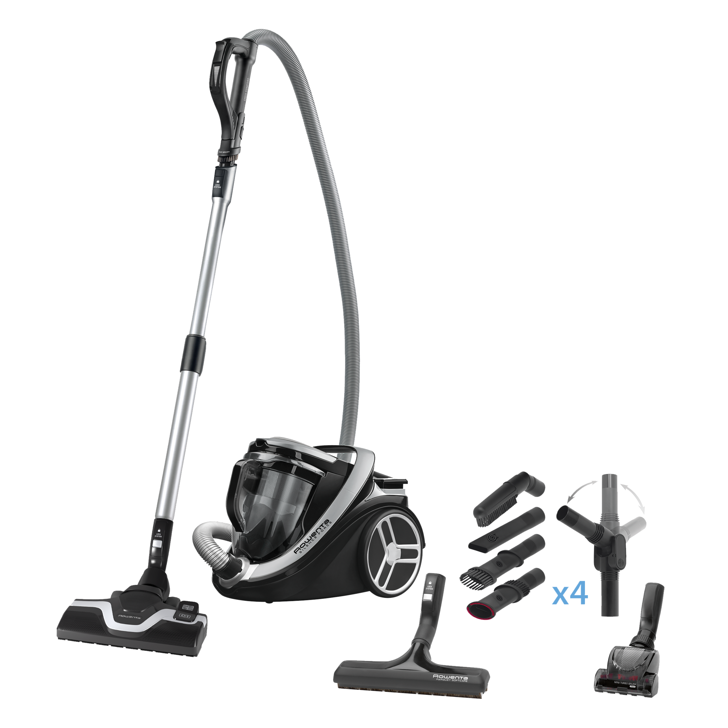 Silence Force Cyclonic RO7689 Stofzuiger zonder zak