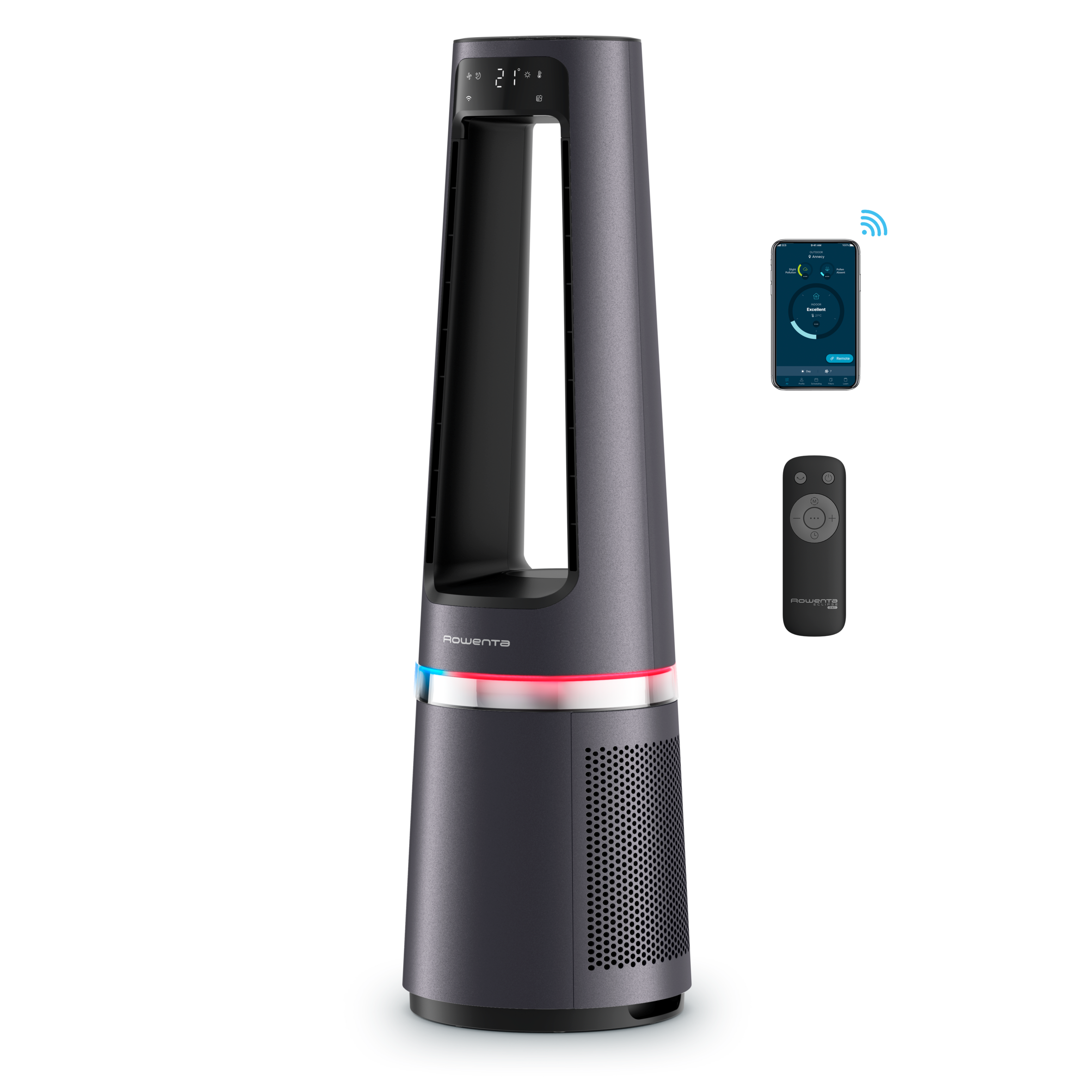 Eclipse QU5072 3-in-1 connect Luchtreiniger-Ventilator-Kachel