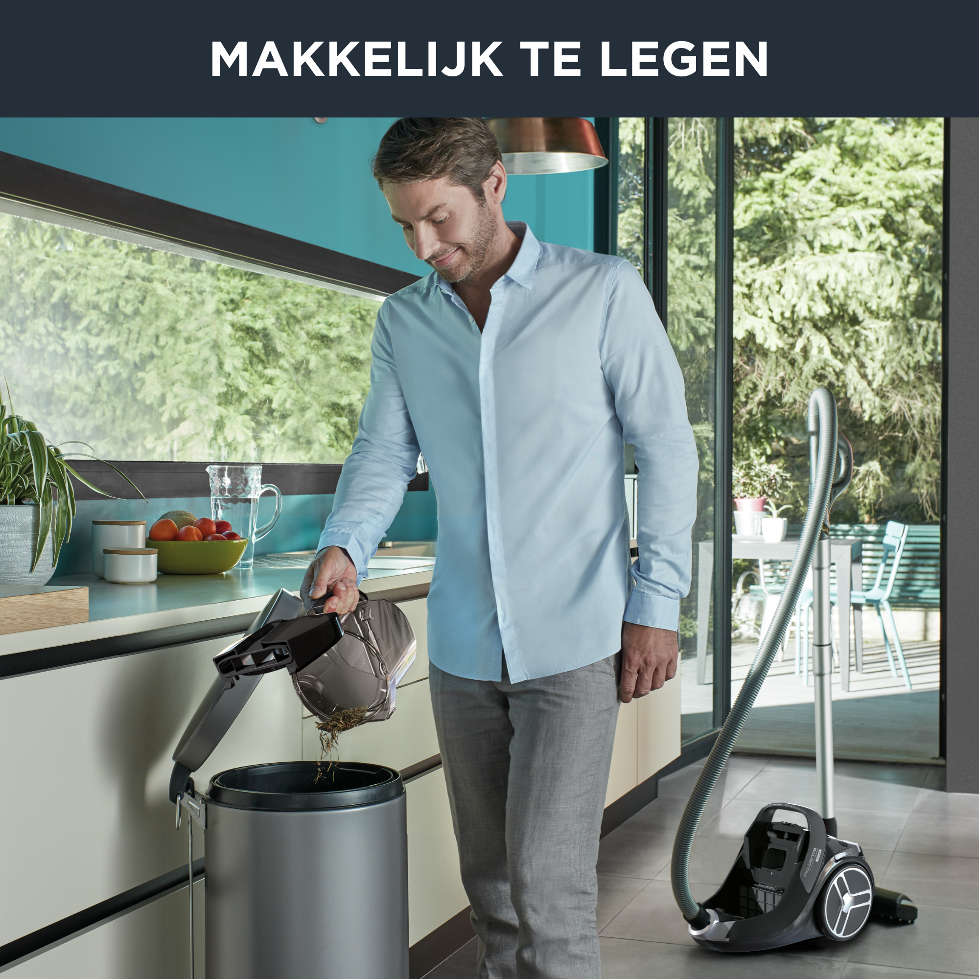 Silence Force Cyclonic RO7236 Stofzuiger zonder zak