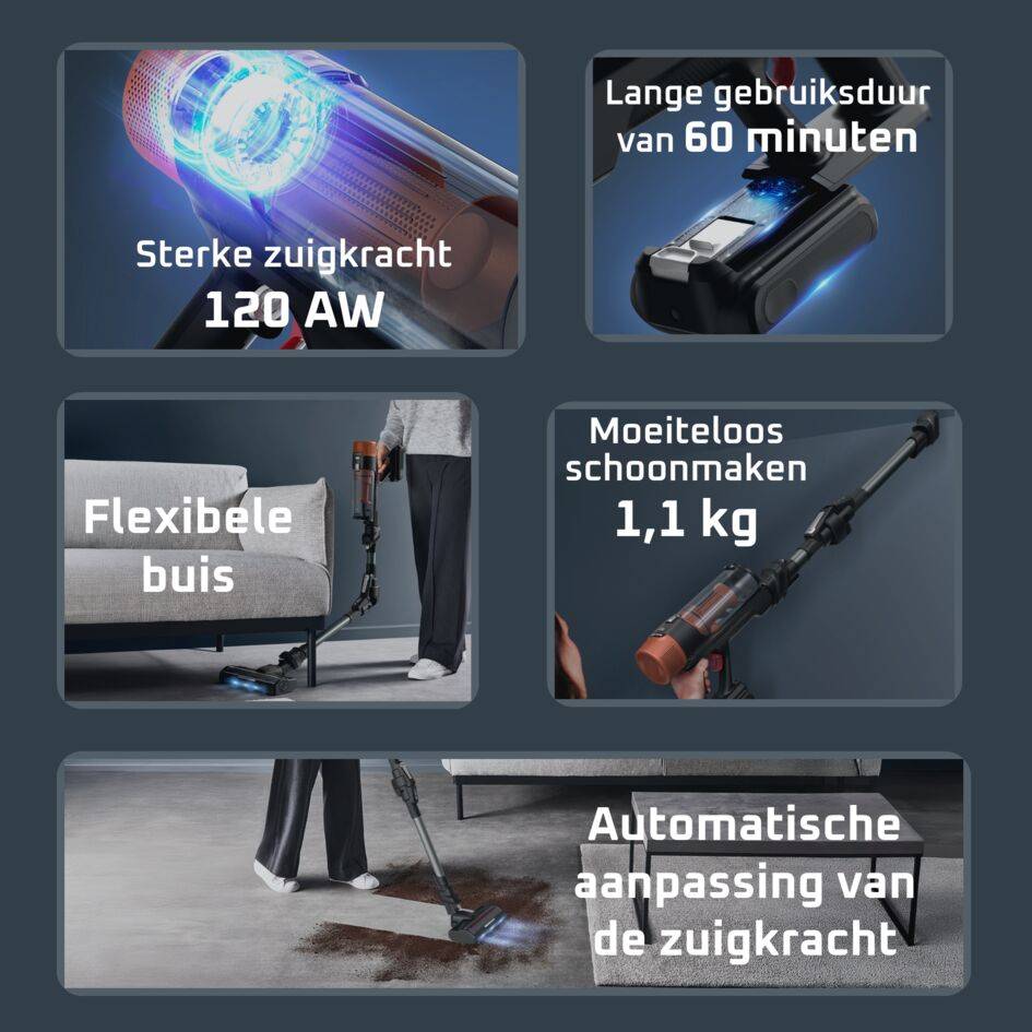 X-Force Flex 10.80 Animal RH7A75 Steelstofzuiger