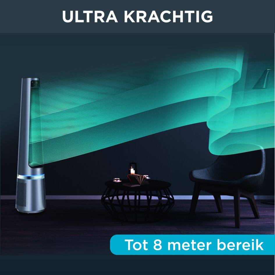 Eclipse QU5030 2-in-1 Luchtreiniger-Ventilator