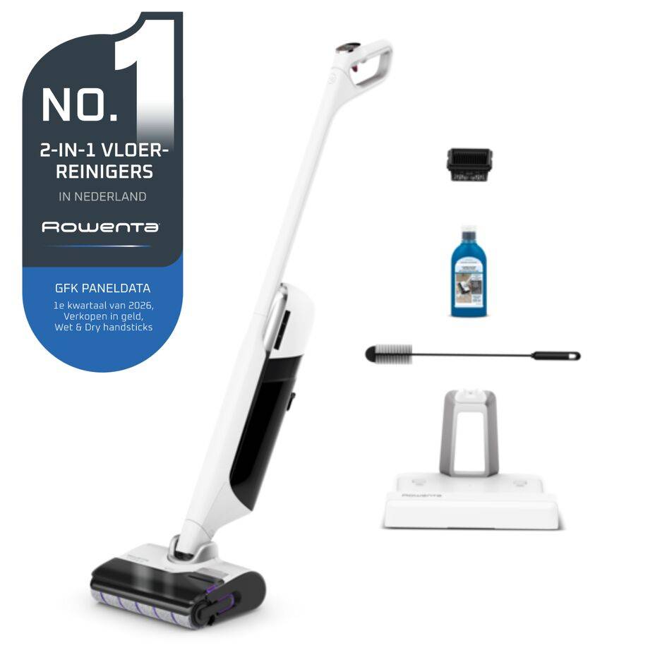 X-Clean 12 GZ7257 2-in-1 vloerreiniger - stofzuig & dweil tegelijk