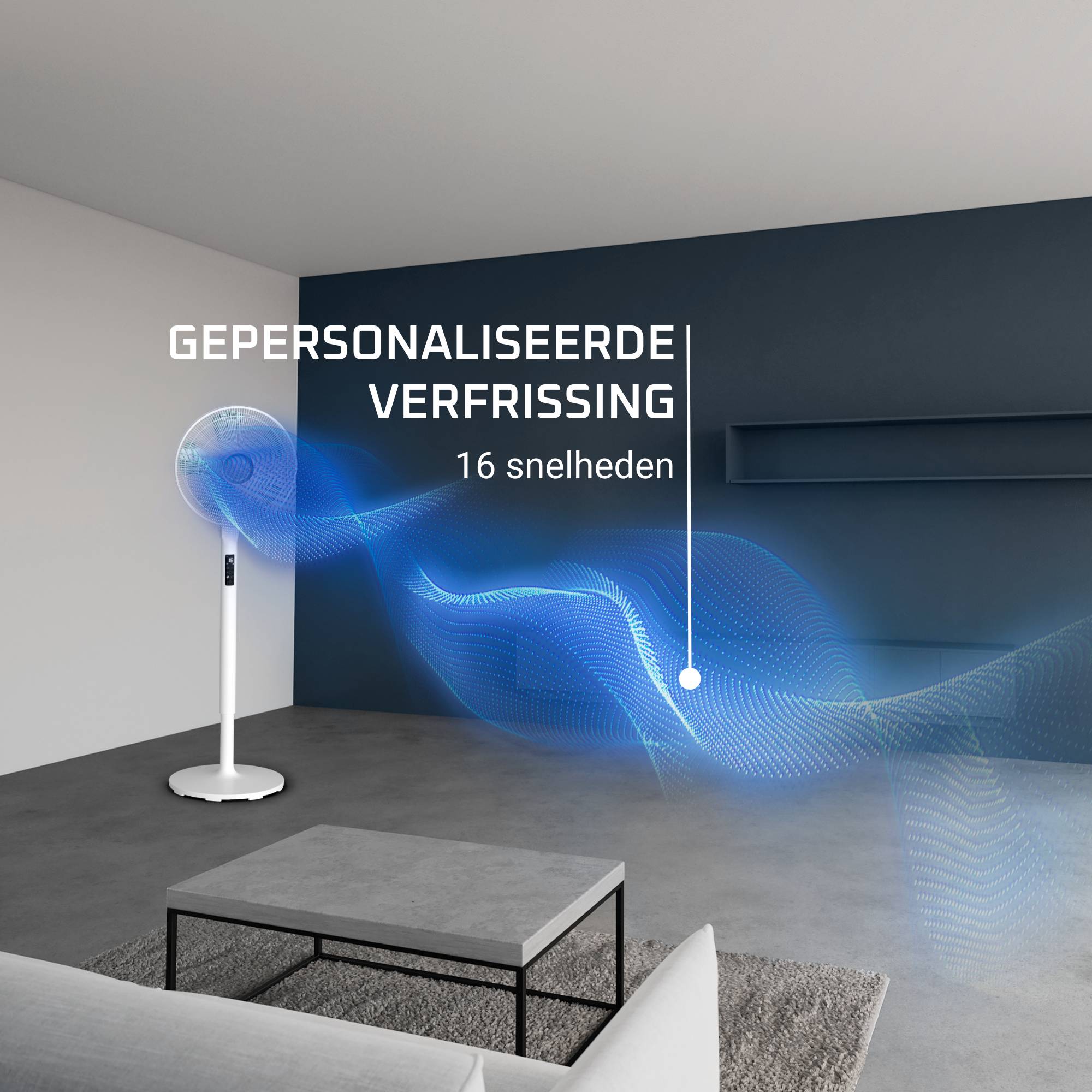 Turbo Silence Extreme+ VU5890 statiefventilator