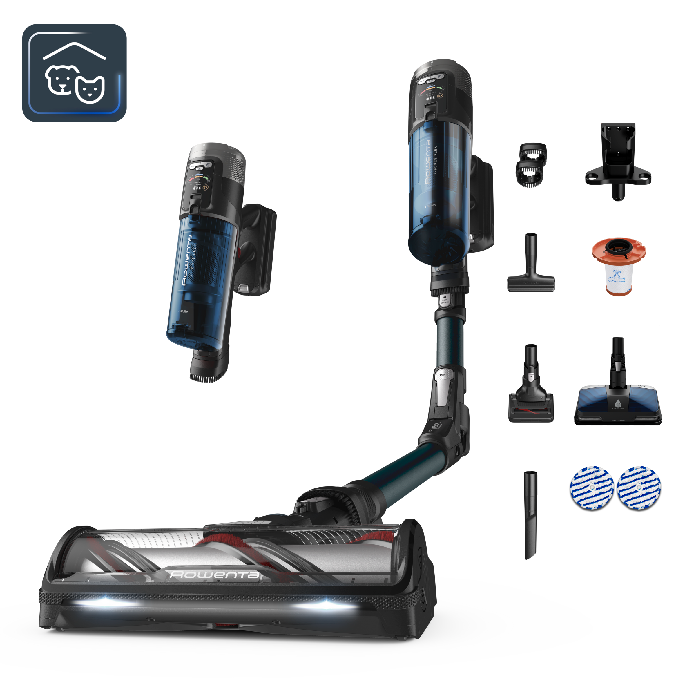 X-Force Flex Aqua 13.60 RH9AD1 Steelstofzuiger